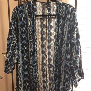 Tribal printed cardigan